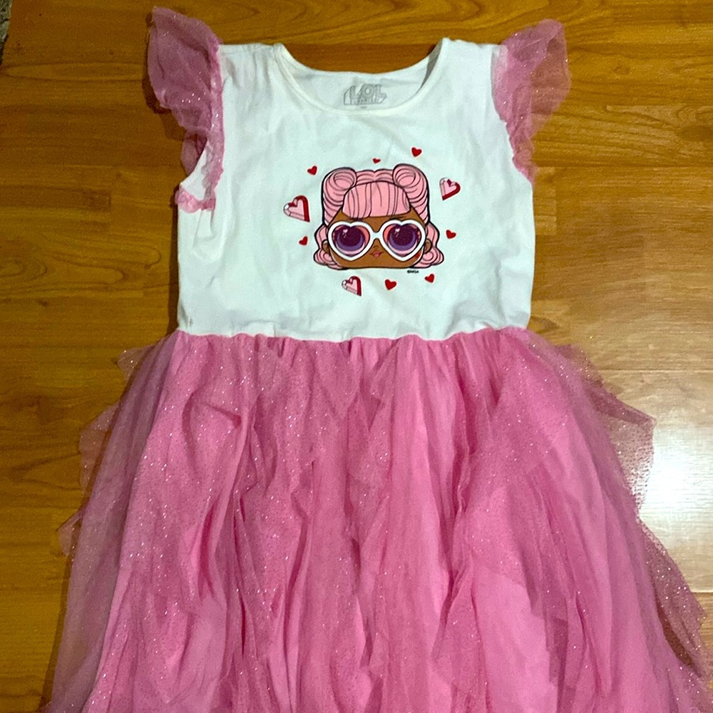 NWT Girls LOL Surprise Pink Dress